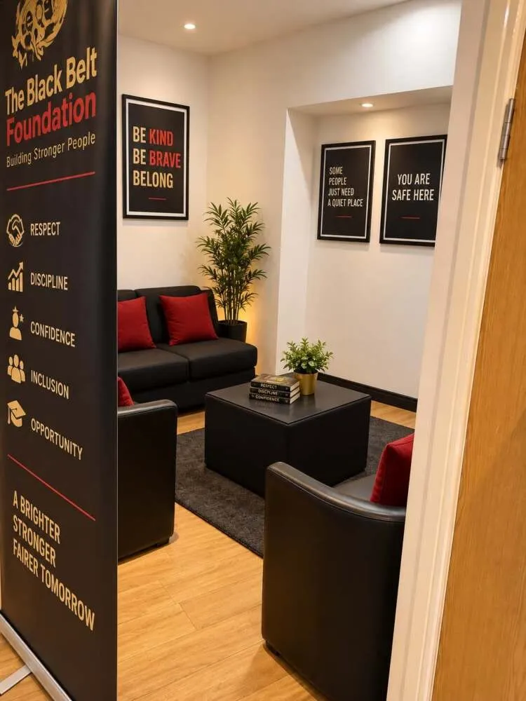 Parent and visitor lounge The Black Belt Foundation Chorley